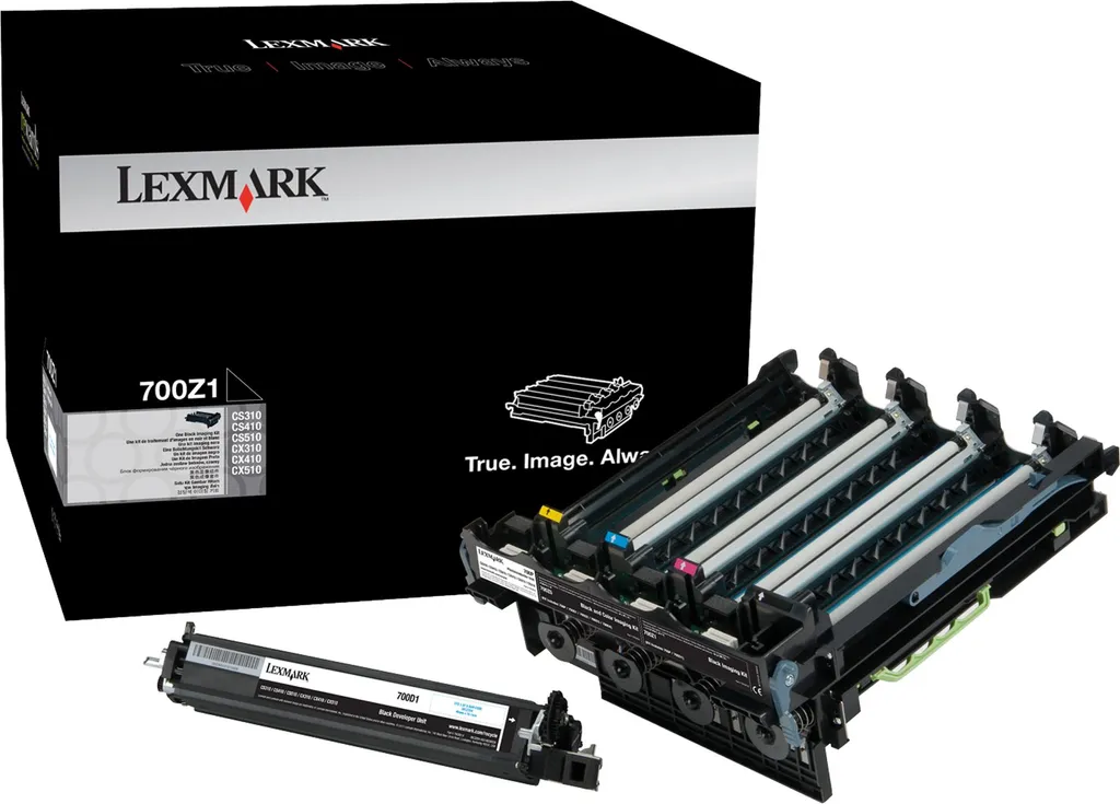 Kit d'exposition noir Lexmark 70C0Z10 haute capacité de 40000 pages