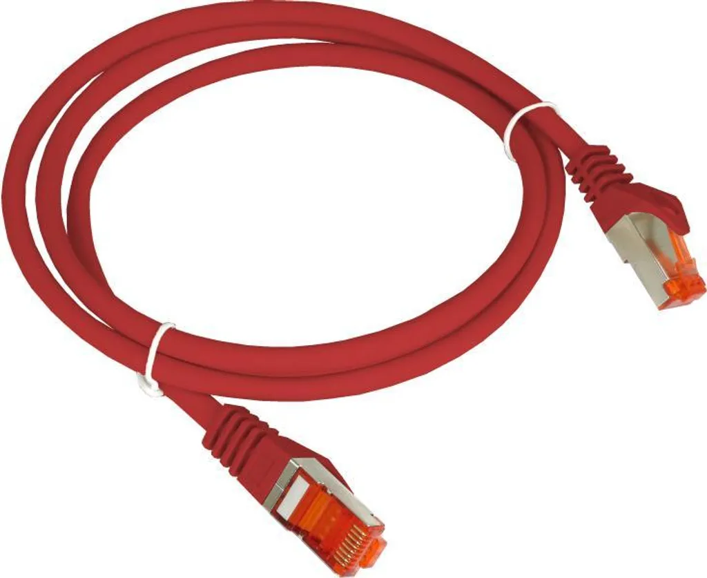 Patch-cord F/UTP cat.6 PVC 3,0m rosso ALANTEC