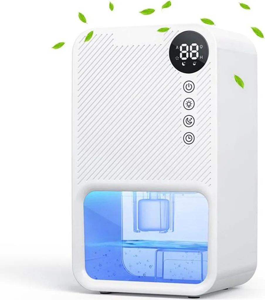 Déshumidificateur Très Silencieux avec Écran Tactile et Minuterie 1,1L