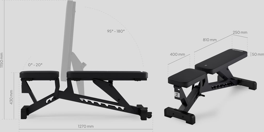 Nastavitelná posilovací lavice Zipro Pumpiron, posilovací Obrázek produktu 11