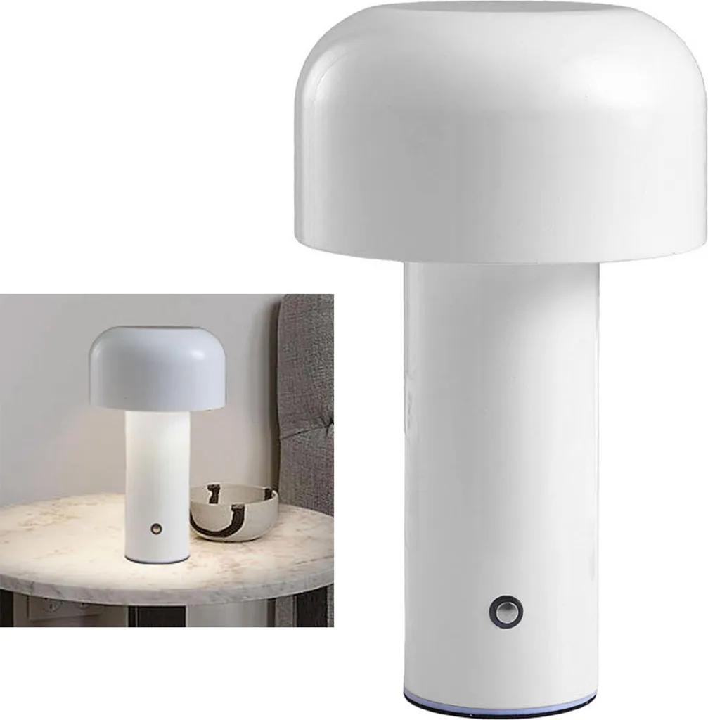Lampe champignon LED dimmable : intensité progressive et 3 tons blancs