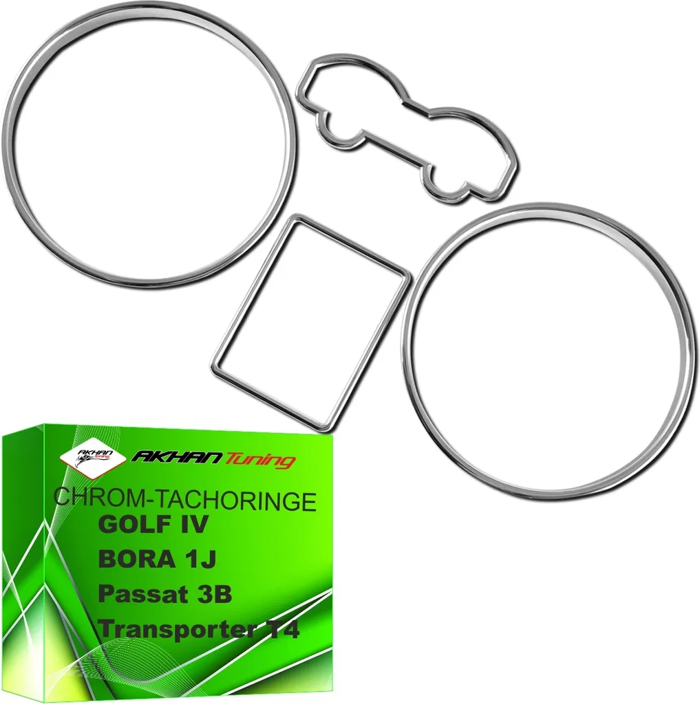 Anelli Strumentazione Cromati Golf MK4 1998-2004 | Alta Qualità ABS