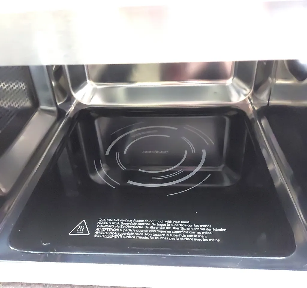 Petit Micro-ondes de 20L Cecotec GrandHeat 2000 Gris avec Base Plate - 13