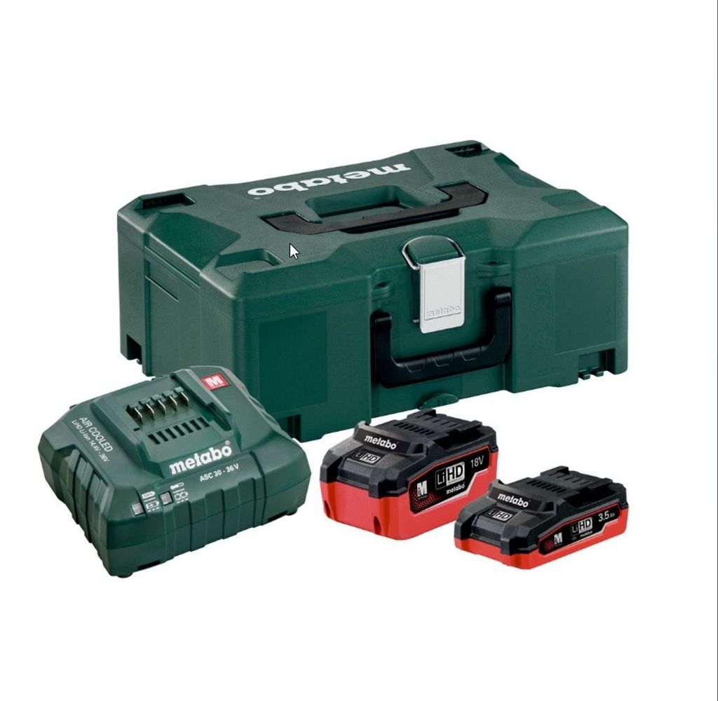 Metabo Akku Basis Set LiHD 1x3,5 + 1x 5,5 + ML (685103000)