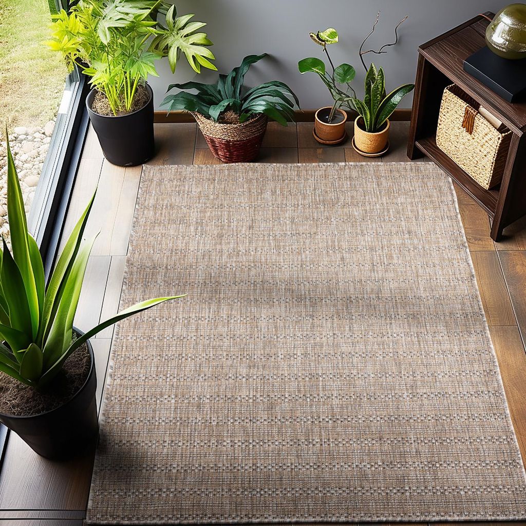 Carpetsale24 In & Outdoor Teppich Einfarbig Flachgewebe Produktbild 