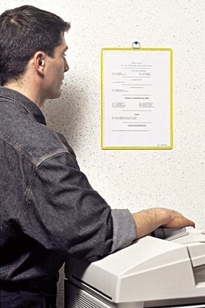 Hängetafeln A3 hoch gelb 5 Stück