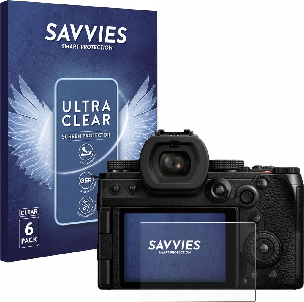 6x Für Panasonic Lumix DC-S5M2X Schutzfolie Savvies Produktbild 