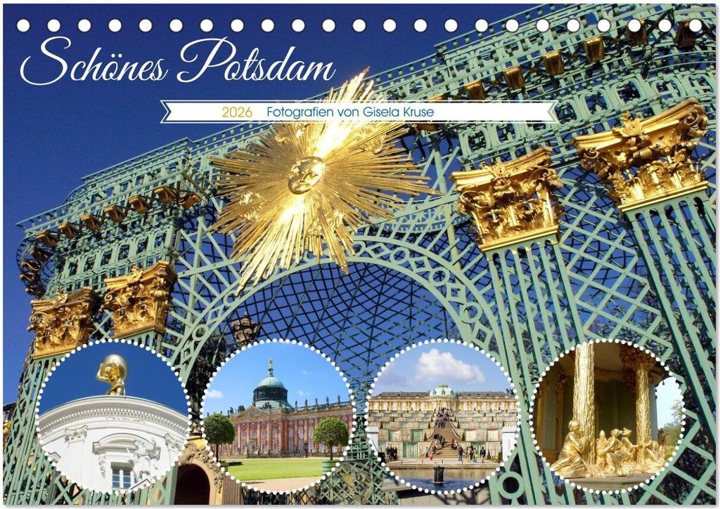 Schönes Potsdam (Tischkalender 2026 DIN A5 quer), CALVENDO Monatskalender