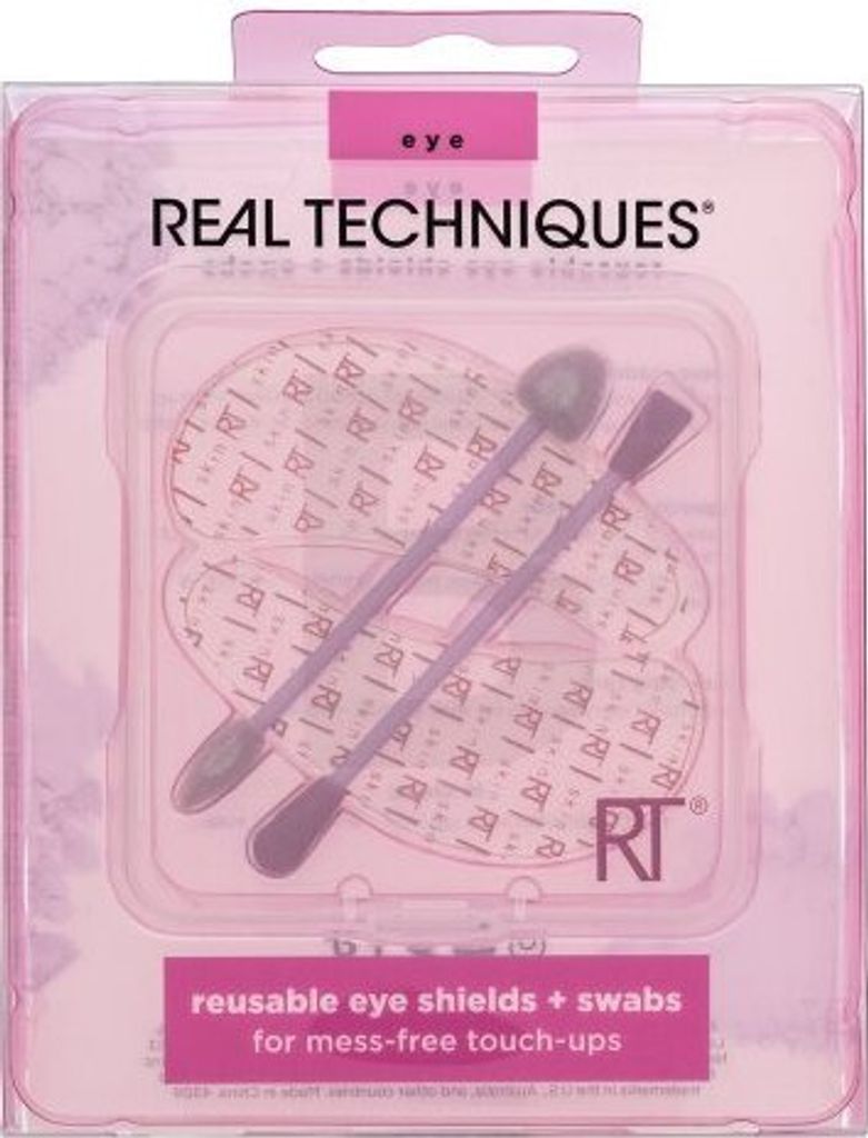 Real Techniques Reusable Eye Shields + Swabs Set für die Augen