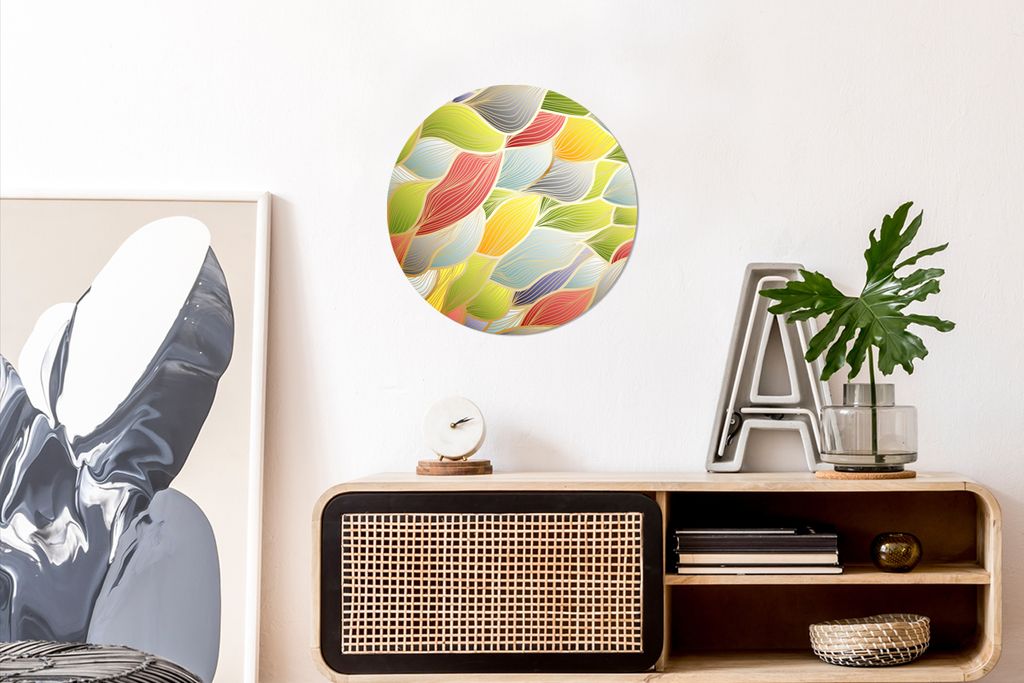 MuchoWow - Schlafzimmer - Bilder - Der Kreis - Kunst für die Wohnung - Plastik - Kunstdruck - Wandbild