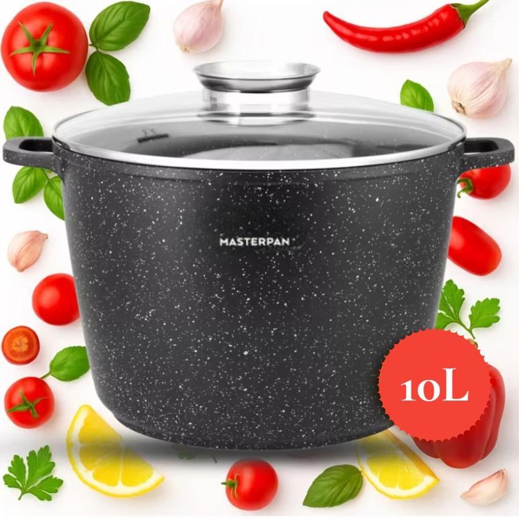 Pánev MASTERPAN s poklicí, 28 cm, 10 l, nepřilnavý povrch Obrázek produktu 