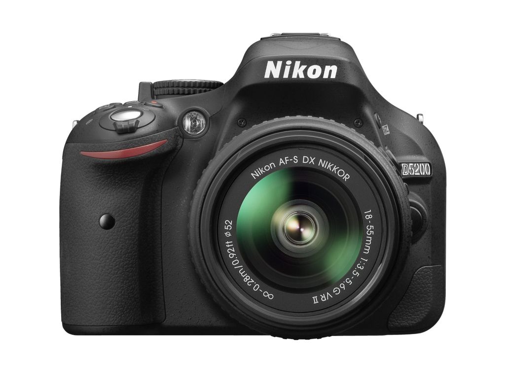 Nikon D5200 AF-S 18-55mm VR II Kit schwarz Produktbild 