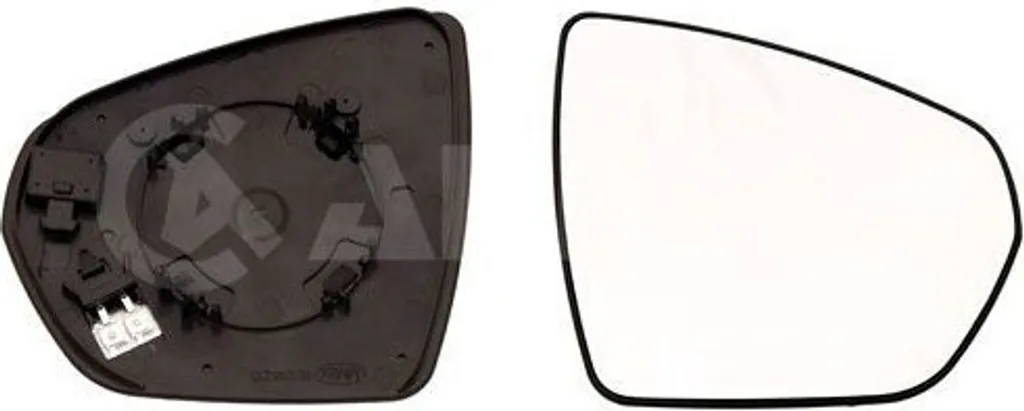 Vitre de rétroviseur passager pour réparation C5 Aircross et 3008