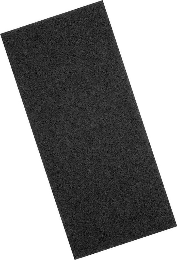 MENZER Pads Handpads, 250 x 115 mm, f. Handschleifer, Polyester (10 Stk.) schwarz