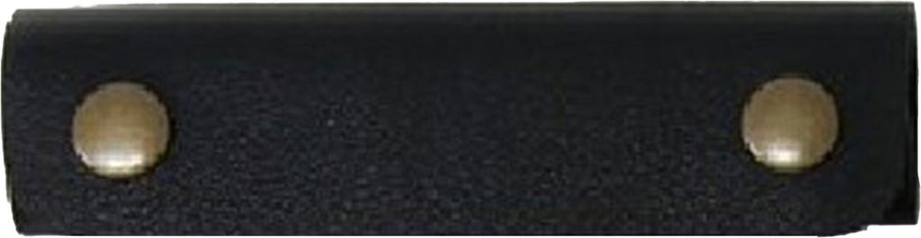 Faux Ledergriff Griff Deckung lang anhaltender Alterungswiderstand bequemer Touch Koffer Griff Wrap Gepäckdekoration-Schwarz