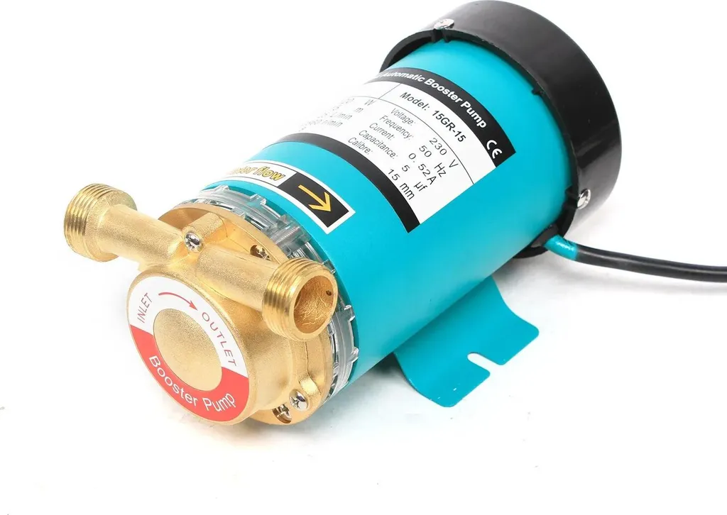 Surpresseur d'eau 1,5 m³/h - Pompe automatique 120W avec sortie 19 mm 3/4"