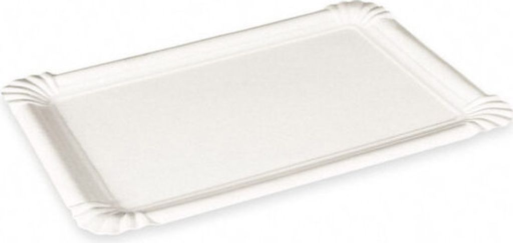 250x BIONATURE Pappteller aus Frischfaser 20 x 13 cm fettdicht weiß