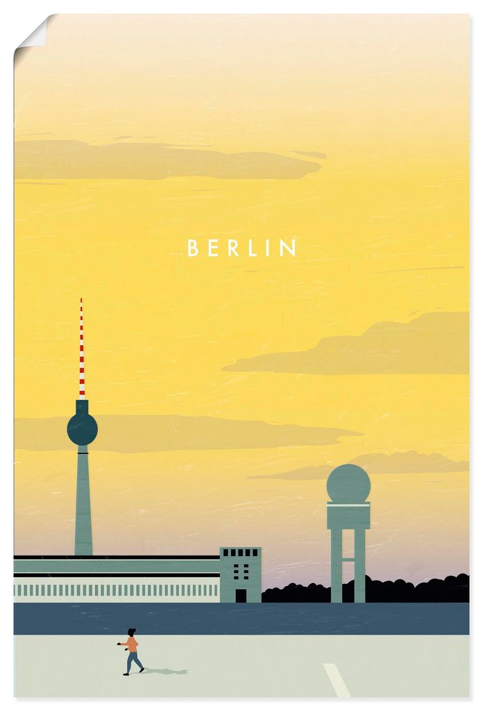 ARTland Poster Berlin Größe: 60x90 cm