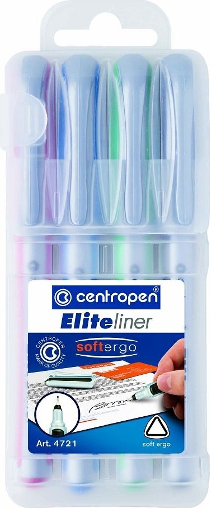 Popisovač kancelářský Centropen 4721, 0,8 mm, 4 ks