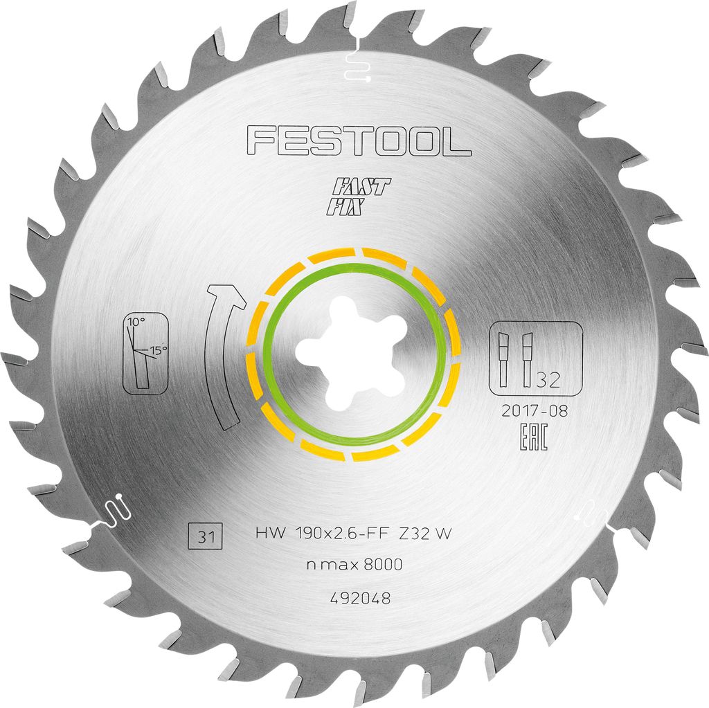 Festool 492048, Spanholzplatte, Hartplatte, MDF-Platten, Sperrholz, Holz, 19 cm, Festool, 480 g, 1 Stück(e)