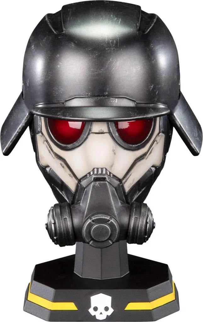 Casque Chimiste Helldivers 2 11 cm - Réplique Fidèle sans Encombrement