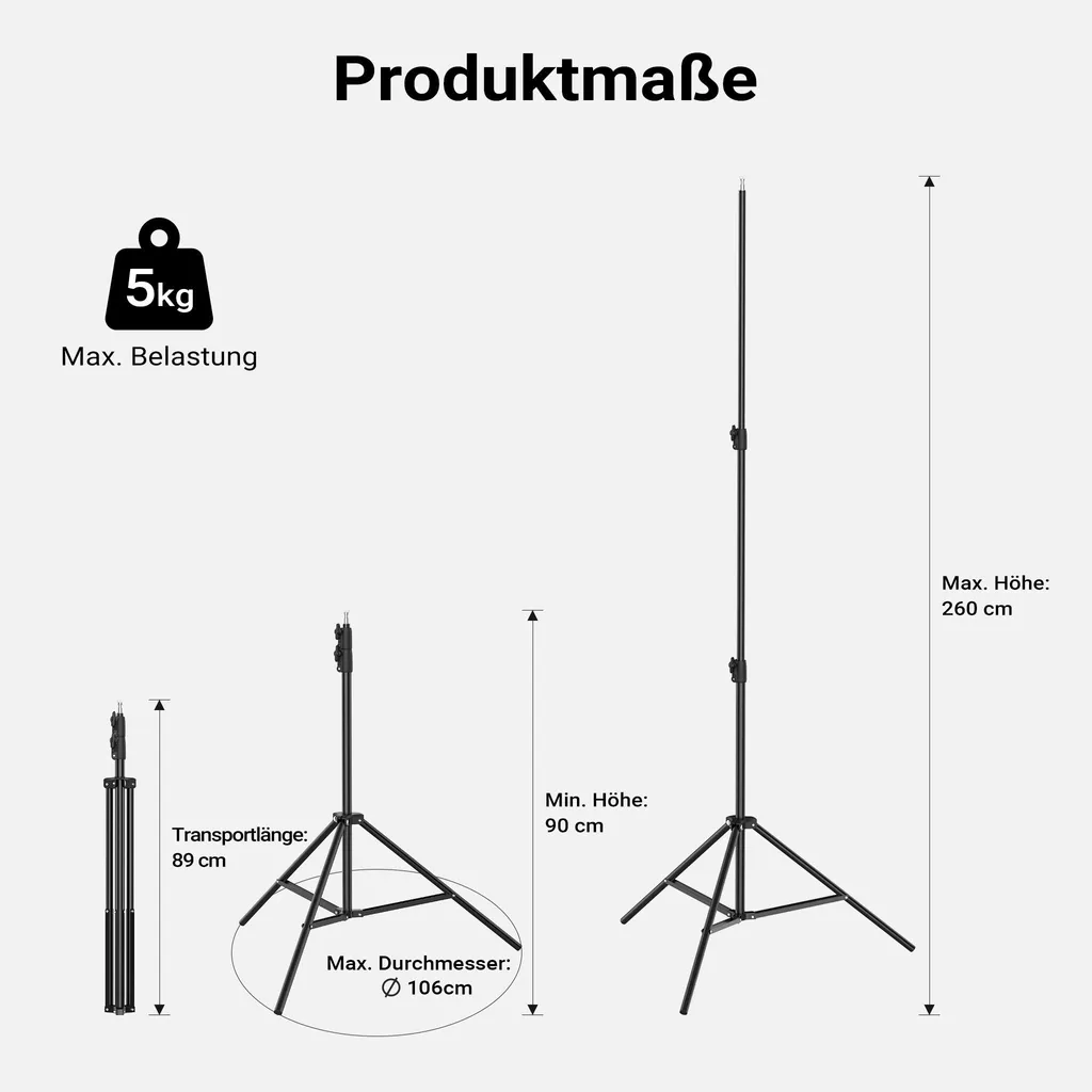 Kit Projecteur LED 60B Multiblitz Haute Luminosité avec Pied FT-8051