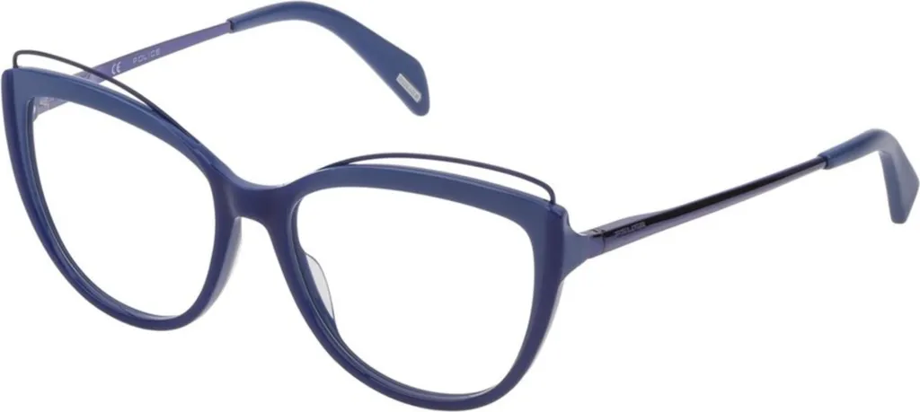 Lunettes de soleil Police VPL931 légères et confortables en bleu