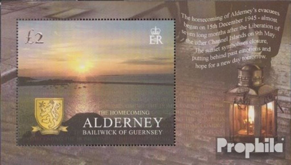 Briefmarken GB - Alderney 2005 Mi Block17 (kompl.Ausg.) postfrisch Weltkrieg