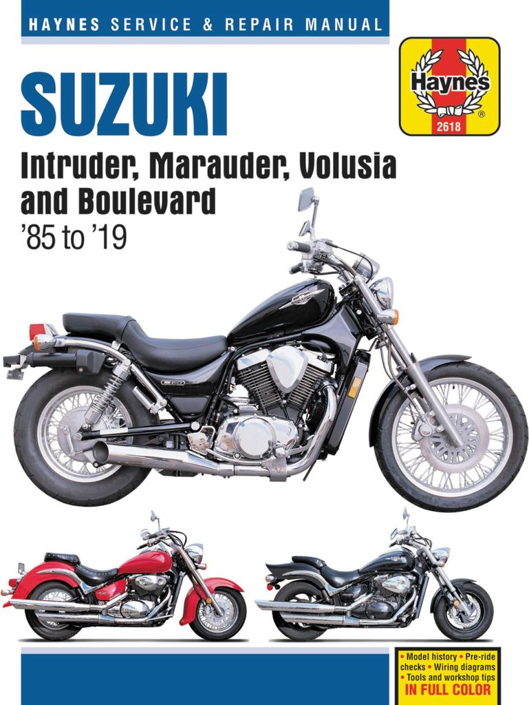 Suzuki Intruder, Marauder, Volusia & Boulevard