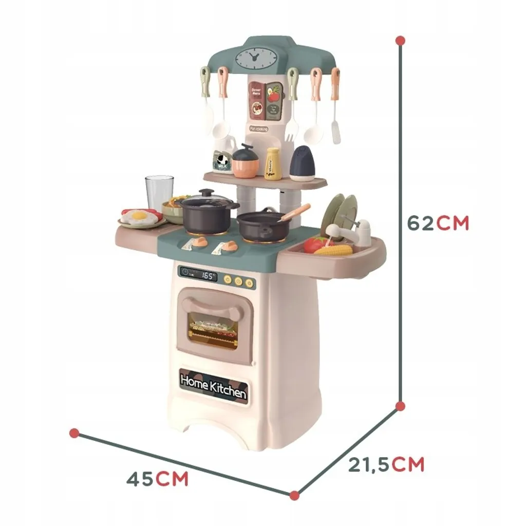 Kitchenette enfant WOOPIE complète avec sons de cuisson et robinet eau - 6