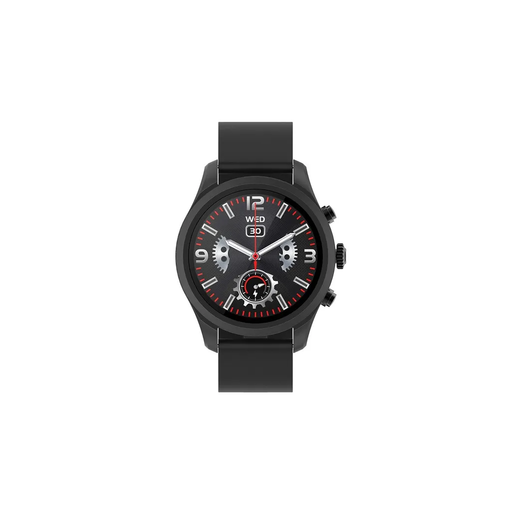 Montre Amoled Forever Verfi SW-800 Noir Étanche et Suivi Santé Avancé