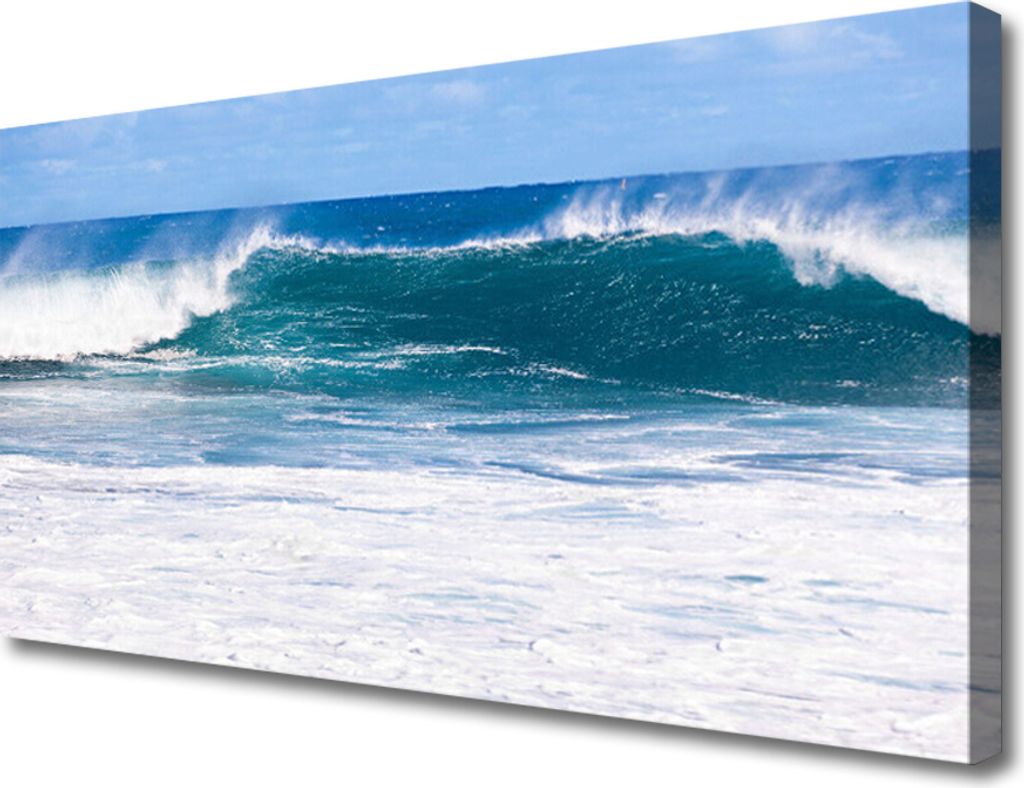 Tulup Leinwand-Bilder 100x50 Wandbild Canvas Kunstdruck Meer Landschaft