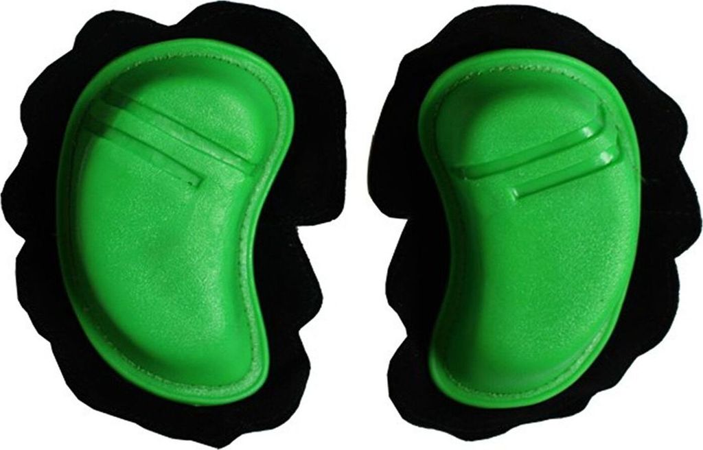 German Wear Knieschleifer für Motorradhose Motorradkombi Slider, Farbe:Grün