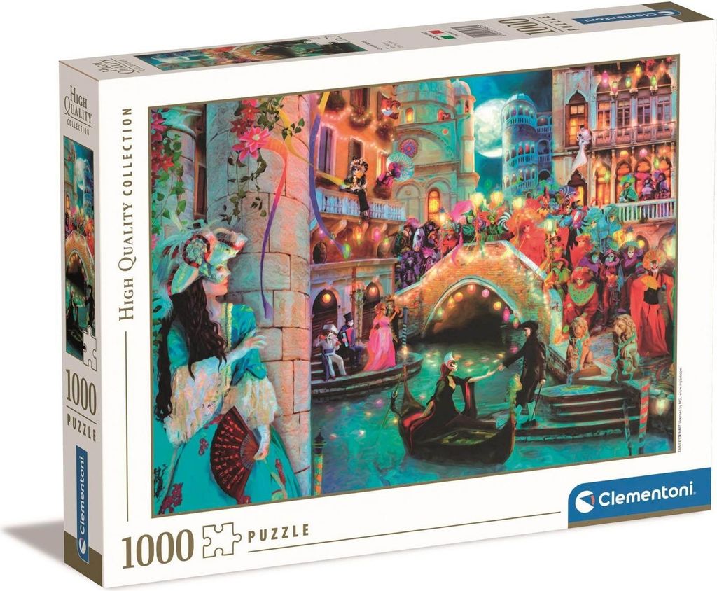 Puzzle CLE 1000 HQ Luna di Carnevale 39827 Immagine del prodotto 