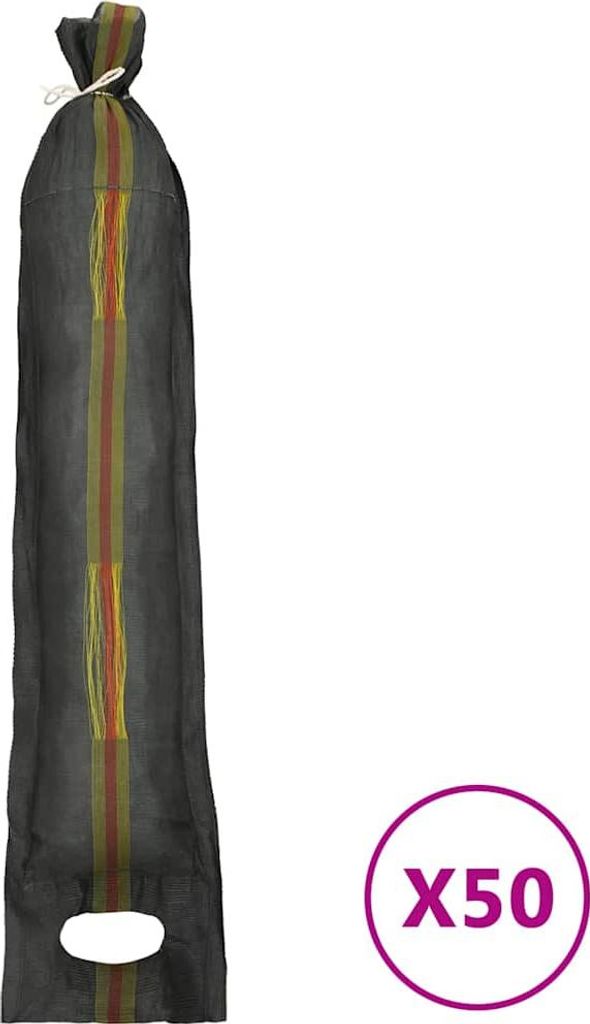 vidaXL Pytle na písek 50 ks. Tmavě zelené 103x25 cm HDPE Obrázek produktu 