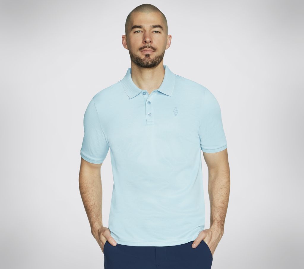 Skechers Herren Poloshirt OFF DUTY POLO blau, Größe 3XL (TP43)