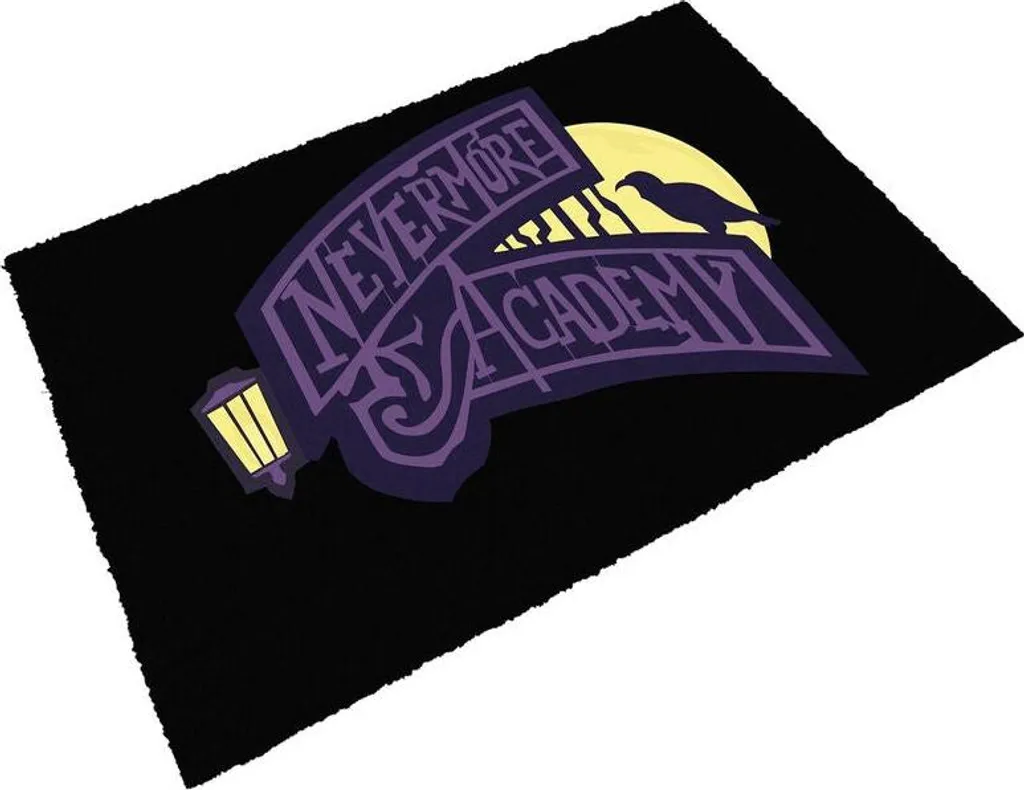 Paillasson Nevermore Academy déco Mercredi pour protéger votre intérieur