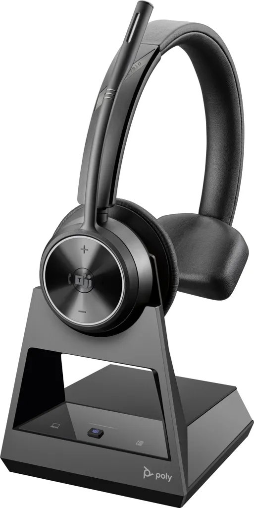 Poly Savi 7310M Office DECT Teams Casque sans Fil avec Base USB-A/C
