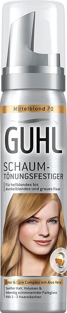 Guhl Schaum Tönungsfestiger Mittelblond 70 mit Aloe Vera 75ml