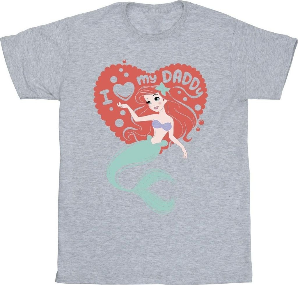 Disney - "The Little Mermaid Daddy" T-Shirt für Herren BI50162 (3XL) (Grau)