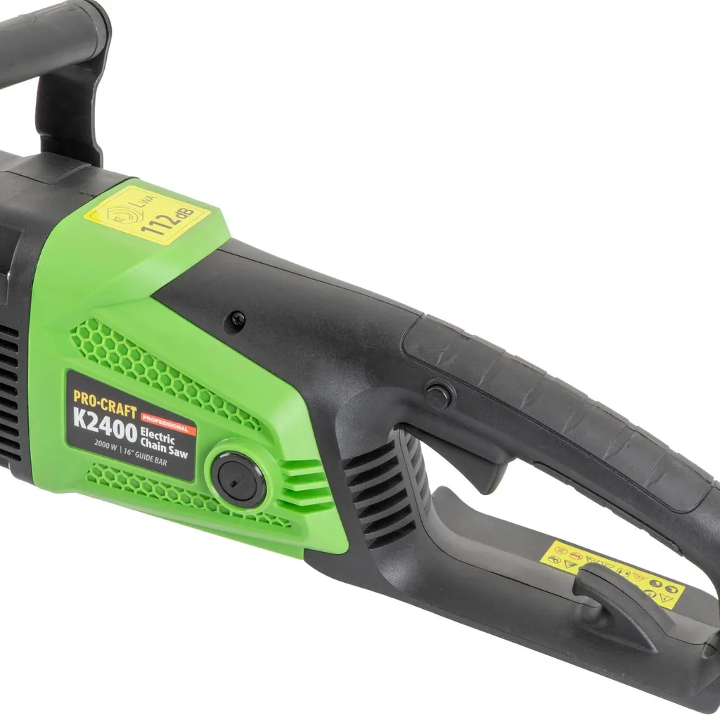 Procraft K2400 tronçonneuse électrique 2000W avec guide de 405 mm