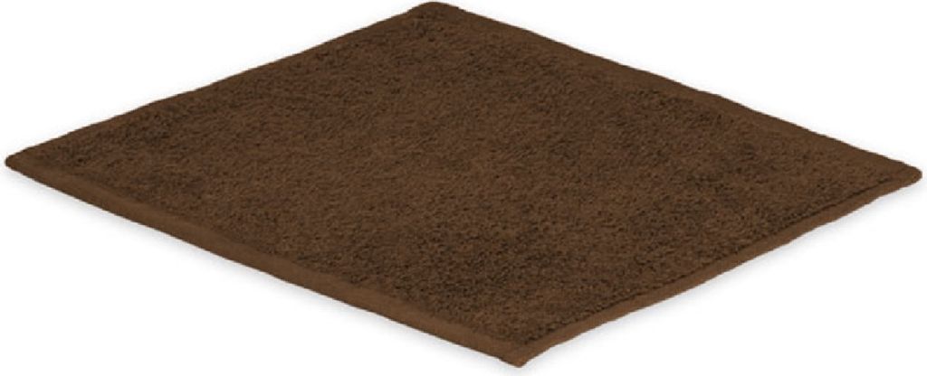 Seiftuch 30 x 30 cm 500g/m²  Schokobraun Hohe Qualität Produktbild 