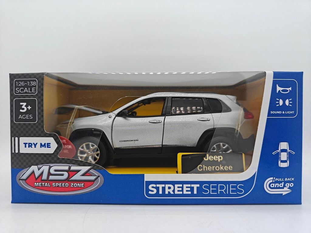 Model Jeep Cherokee odlievaný pod tlakom, zberateľský v Obrázok produktu 