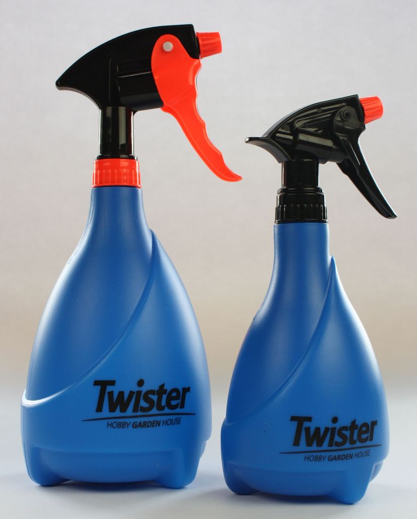 Sprühflasche 2er GARTEN blau 0,5L+1L KWAZAR Twister