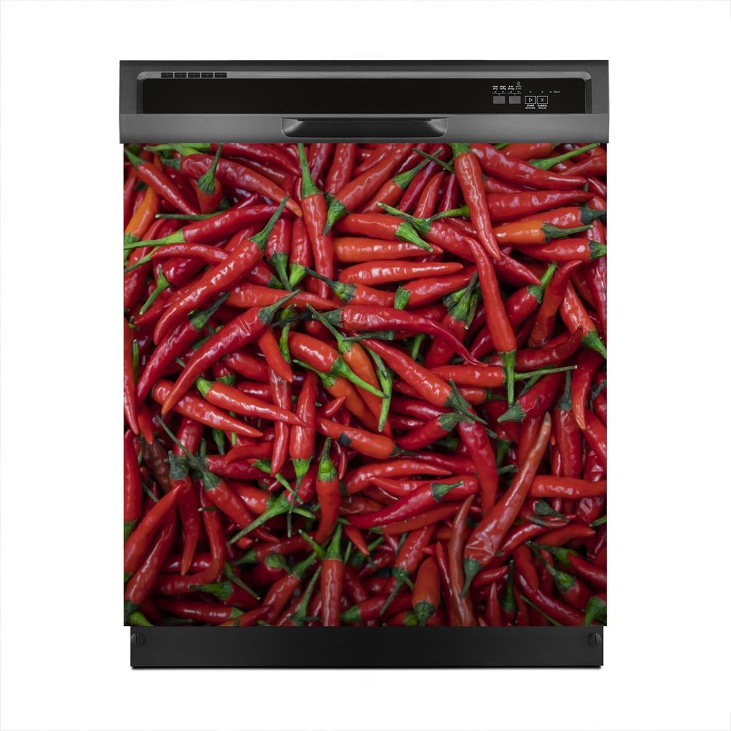 Magnete Dekorative 60x60 cm Küche Magnetmatte Spülmaschine - Paprika Gemüse