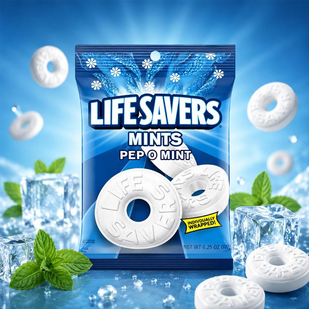 LifeSavers Hard Candy Mints Pep-O-Mint 177g
