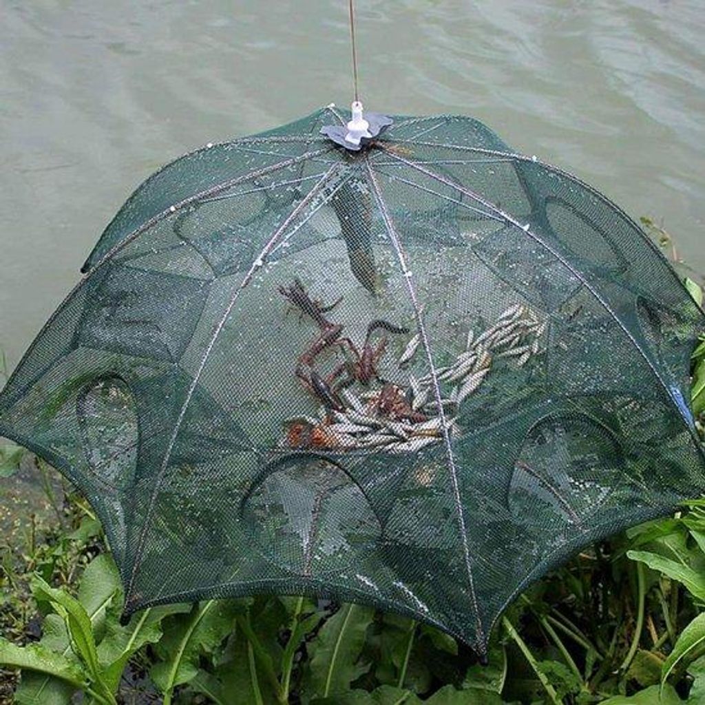 Duurzaam Outdoor-Schleuder mit 8-Löchern Fischkorb für Garnelenfischerei und andere Fischarten