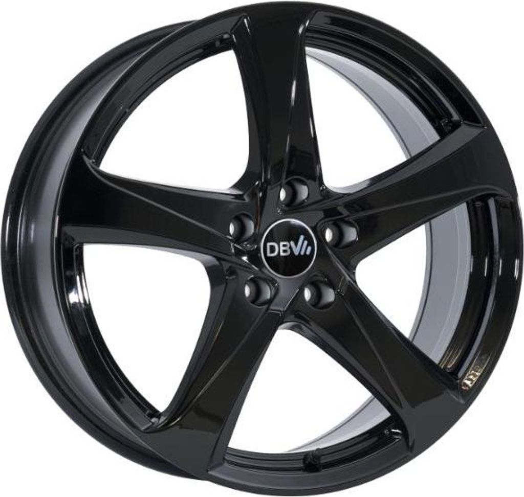 16 Zoll Alufelge DBV 5SP 001 6,5x16 5/100 ET38 schwarz Felge