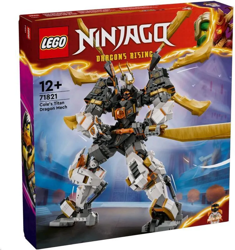 Construction LEGO Ninjago 71821 stable et articulée Robot de Cole - 48