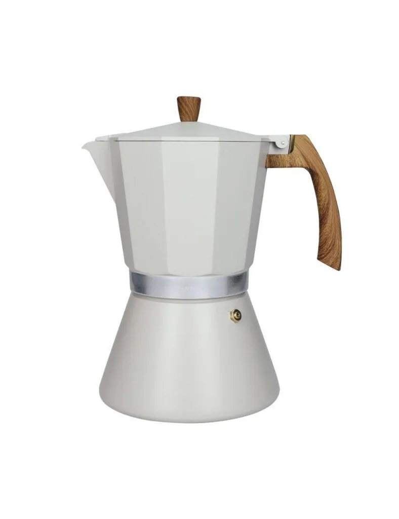 Espressokocher „Tuttinsieme“ Tortora – 6 Tassen – Aluminium